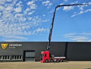 Scania R650 V8 8x4 / HMF 9520 + JIB + WINCH / 140 T GCW